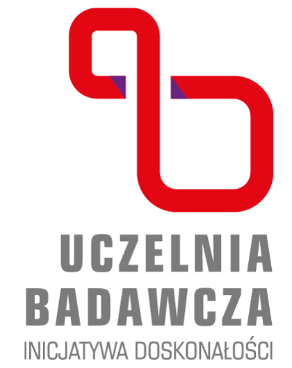 Logo projektu „Inicjatywa doskonałości – uczelnia badawcza”